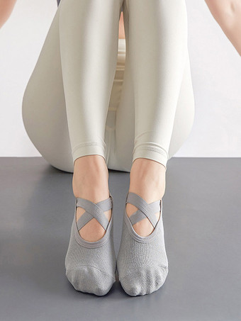 ライトグレー 女性用ヨガソックスシューズアクセサリー