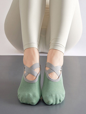 ライトグリーン 女性用ヨガソックスシューズアクセサリー