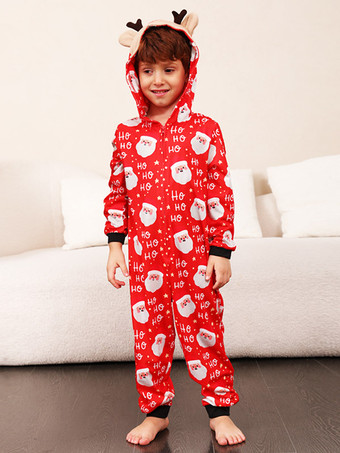 Family Christmas Pajamas Baby's Adult's Christmas Pattern Jumpsuit