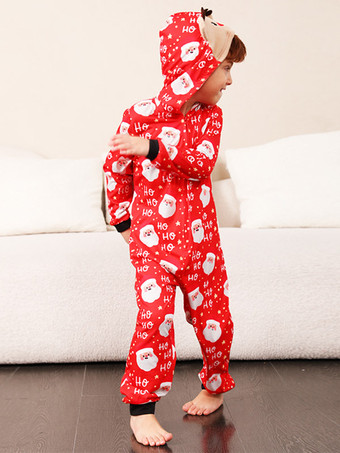 Family Christmas Pajamas Baby's Adult's Christmas Pattern Jumpsuit