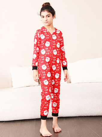 Family Christmas Pajamas Baby's Adult's Christmas Pattern Jumpsuit