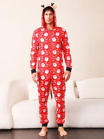 Family Christmas Pajamas Baby's Adult's Christmas Pattern Jumpsuit