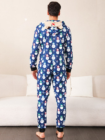 クリスマスお揃いのファミリーパジャマ フード付き 赤ちゃん用 大人用 ジャンプスーツ