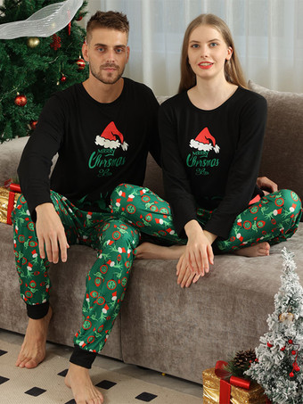 ファミリークリスマスパジャマ 赤ちゃん用 大人用 長袖 2枚セット