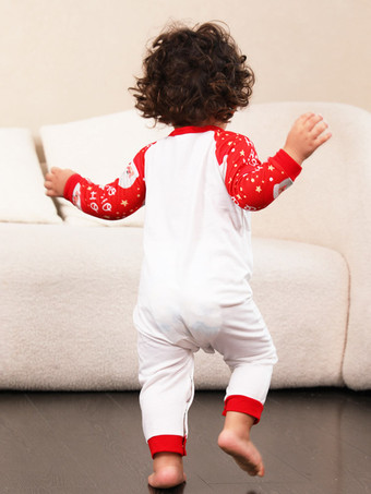 Conjuntos de dos piezas para niños y adultos con pijamas con estampado navideño familiar a juego