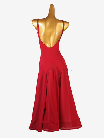 社交ダンス衣装グリーン女性のライクラスパンデックスドレスダンスウェア