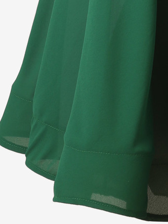 社交ダンス衣装グリーン女性のライクラスパンデックスドレスダンスウェア