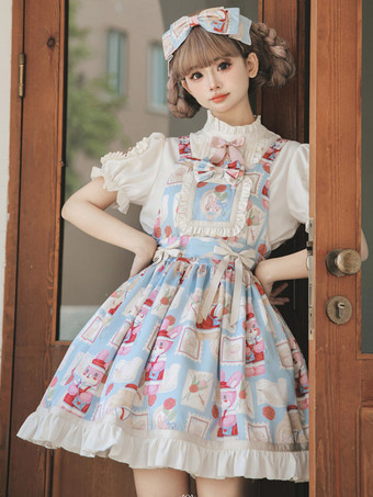 スイート ロリータ ドレス ポリエステル ノースリーブ ジャンパー スイート ロリータ ドレス
