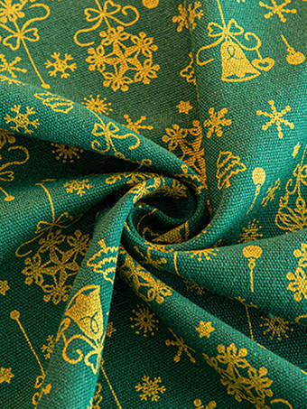 グリーンクリスマスポリエステル繊維ポリエステルクリスマスパターンクリスマスホリデーコスチューム