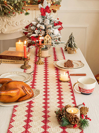 レッドクリスマスポリエステル繊維ポリエステルチェック柄クリスマスホリデーコスチューム