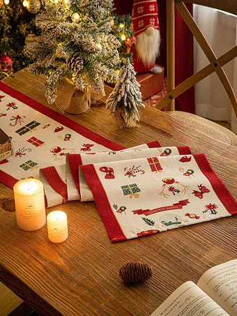 ホワイトクリスマスポリエステル繊維ポリエステルクリスマスパターンクリスマスホリデーコスチューム