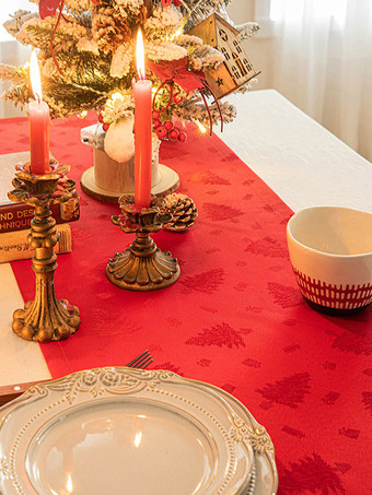 レッドクリスマスポリエステル繊維ポリエステルクリスマスパターンクリスマスホリデーコスチューム