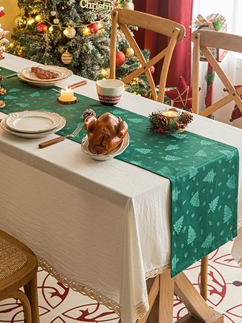 グリーン レッドクリスマスポリエステル繊維ポリエステルクリスマスパターンクリスマスホリデーコスチューム