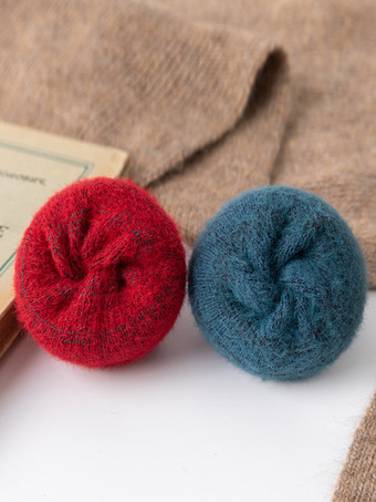 綿混紡靴下アステカ柄クリスマスギフト冬暖かい靴下