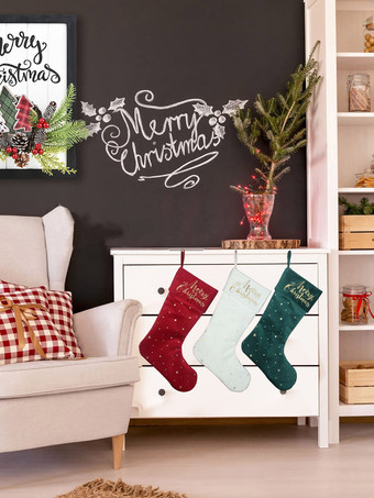 アクセサリークリスマスレッドポリエステル繊維クリスマスパターンクリスマスホリデーコスチューム