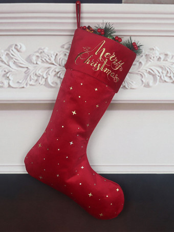 レッド アクセサリークリスマスレッドポリエステル繊維クリスマスパターンクリスマスホリデーコスチューム