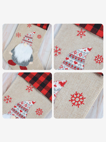 アクセサリークリスマスレッドポリエステル繊維クリスマスパターンクリスマスホリデーコスチューム