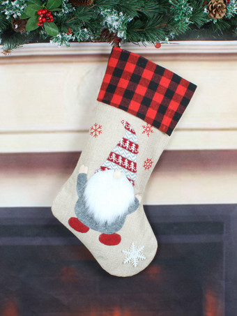 アクセサリークリスマスレッドポリエステル繊維クリスマスパターンクリスマスホリデーコスチューム