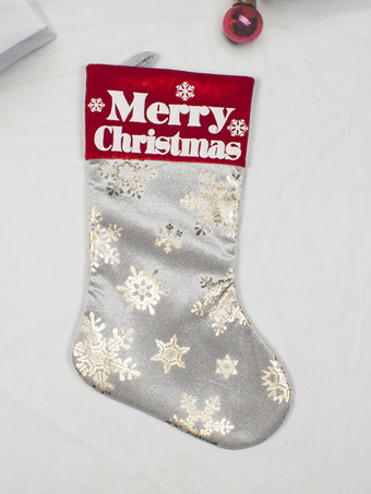 シルバー アクセサリー クリスマス ブラック ポリエステル繊維 クリスマス パターン クリスマス ホリデー コスチューム