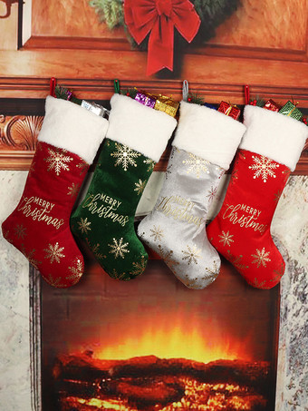 Accessory Christmas Burgundy Polyester Fiber Christmas Pattern Christmas Holidays Costumes