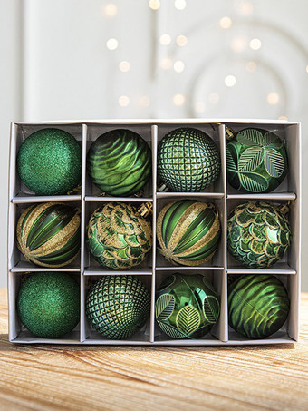 グリーン アクセサリー クリスマス シルバー 合成クリスマス パターン クリスマス ホリデー コスチューム