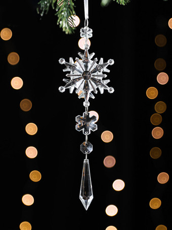 ホワイト アクセサリー クリスマス 透明合成クリスマス パターン クリスマス ホリデー コスチューム