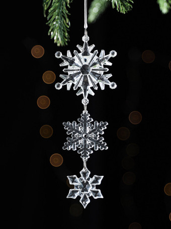 アイボリー アクセサリー クリスマス 透明合成クリスマス パターン クリスマス ホリデー コスチューム