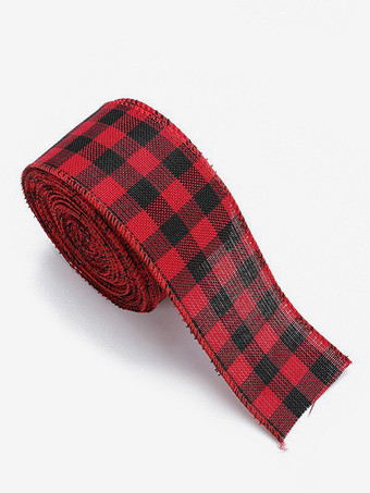 レッド アクセサリークリスマスレッドポリエステル繊維クリスマスパターンクリスマスホリデーコスチューム