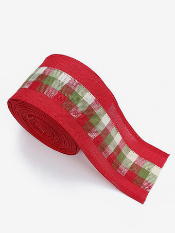 グリーン アクセサリークリスマスレッドポリエステル繊維クリスマスパターンクリスマスホリデーコスチューム