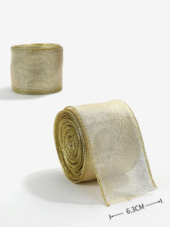 ゴールド アクセサリー クリスマス ゴールド ポリエステル繊維 クリスマス パターン クリスマス ホリデー コスチューム