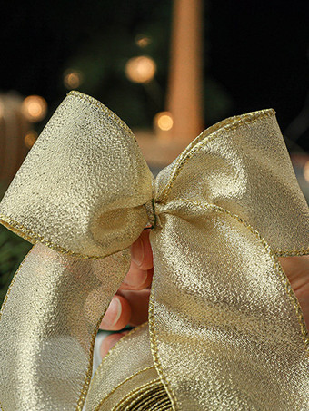 アクセサリー クリスマス ゴールド ポリエステル繊維 クリスマス パターン クリスマス ホリデー コスチューム