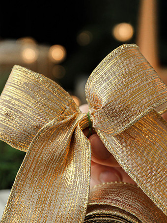 アクセサリー クリスマス ゴールド ポリエステル繊維 クリスマス パターン クリスマス ホリデー コスチューム