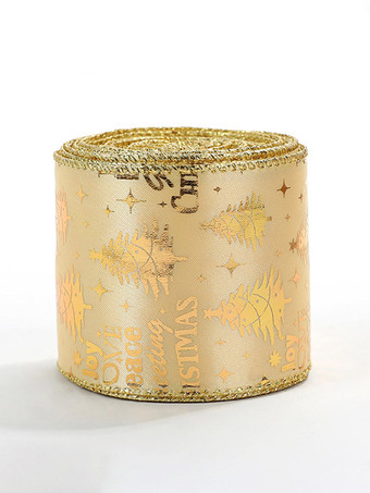 アクセサリー クリスマス ゴールド ポリエステル繊維 クリスマス パターン クリスマス ホリデー コスチューム