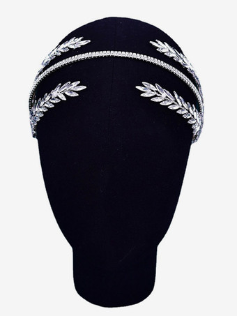 ウェディング ヘッドピース 帽子 ラインストーン ブライダル ヘアアクセサリー