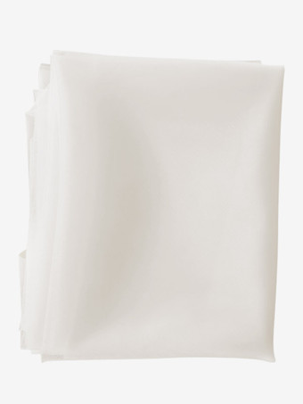 アイボリーウェディングラップ ブラック 半袖 フレアスリーブ チュール パール ブライダル カバーアップ