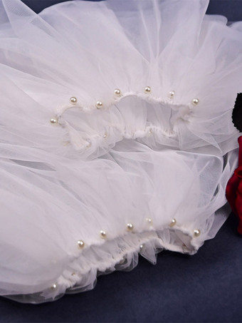 ウェディングラップ ブラック 半袖 フレアスリーブ チュール パール ブライダル カバーアップ