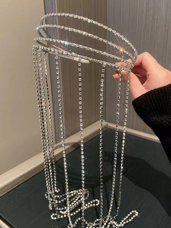 ウェディング ヘッドピース 帽子 ラインストーン ブライダル ヘアアクセサリー