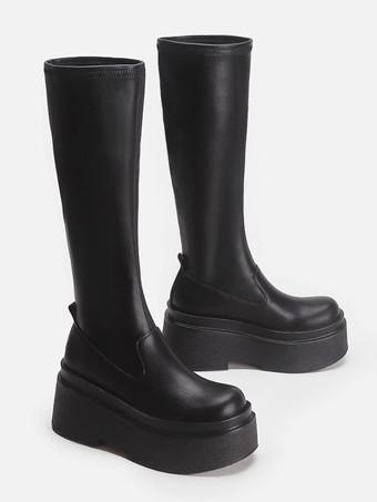 Botas plataforma online plana