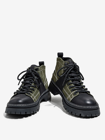 メンズブーツ ワークブーツ スエードレザー ラウンドトゥ コンバットブーツ