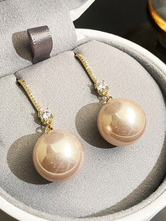 ウェディング イヤリング イミテーション パール メタル ピアス ウェディング ジュエリー