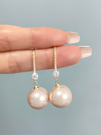 ウェディング イヤリング イミテーション パール メタル ピアス ウェディング ジュエリー