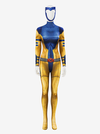 イエローX-MEN コミックシリーズ ジーン・グレイ・フェニックス コスプレ衣装
