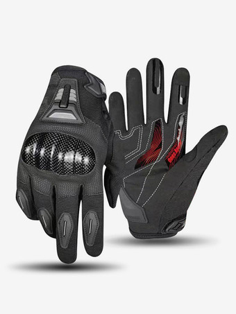 noir Gants Moto Anti-Glissant Imperméables Course Vélo Escalade Randonnée Écran Tactile