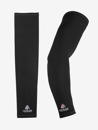 ブラック 夏サイクリングアイスシルクスリーブ男性屋外運転日焼け防止アイススリーブ花アームスリーブ UV 拡張