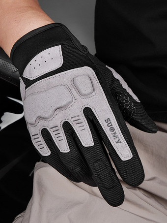 Guantes de motociclista de malla retro macaron para motocicleta guantes anticaída para ciclismo carreras escalada y senderismo