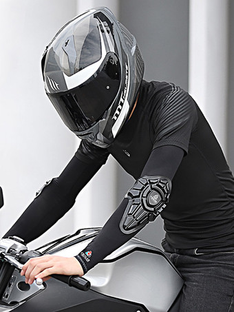 落下防止アイススリーブ肘保護オートバイ乗馬高弾性アイスシルクスリーブメンズ日焼け止め冷感吸汗装備