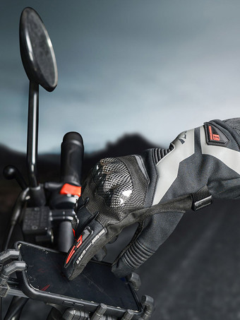Motorrad-Reithandschuhe Herren lang wasserdicht winddicht für Motorrad Rennen Radfahren Klettern Wandern