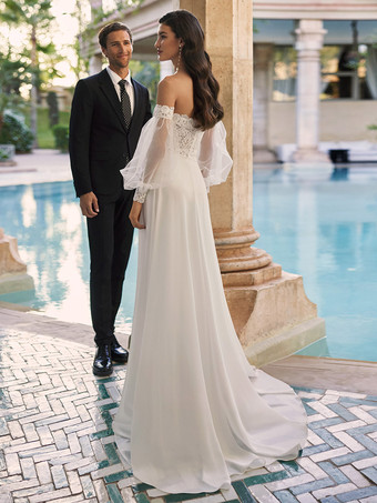 ブライダルジャンプスーツ レース レーススイープジャンプスーツ ストラップレス ノースリーブ ナチュラルウエスト アイボリー