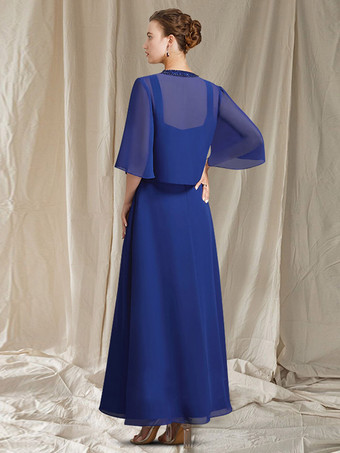 ブライダルマザードレス ストラップレス 七分袖 Aライン スパンコール ウェディングゲストドレス