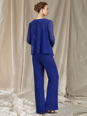 ブライダルマザードレス ジュエルネック 長袖 ツーピース アップリケ マキシレングス ウェディングゲストドレス